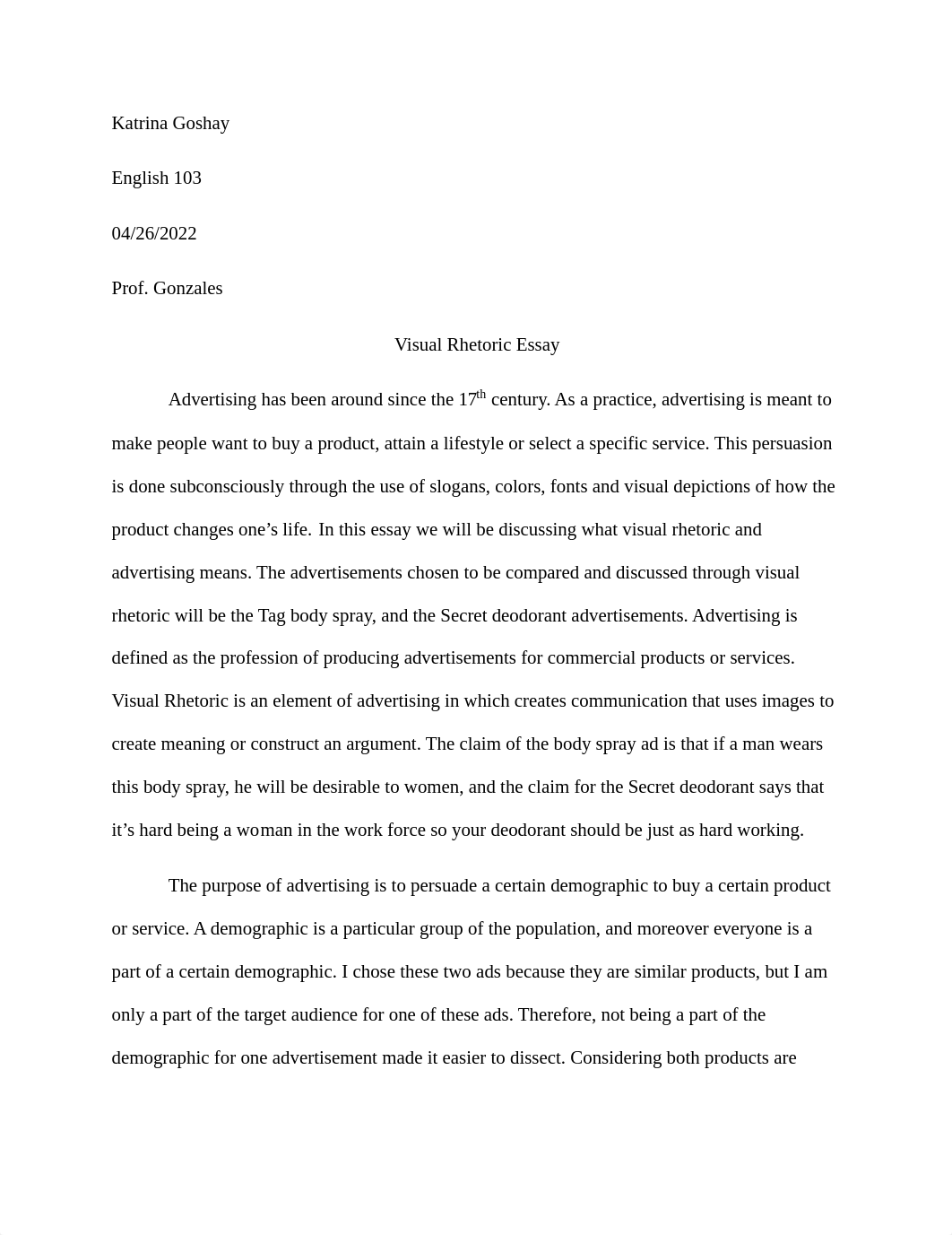 Visual Rhetoric Essay.pdf_dttkv2iivzg_page1