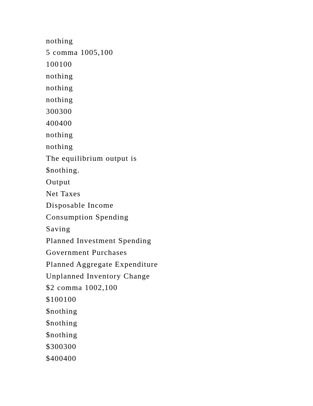 Fill the blanks (nothing)If the consumption function isUpper C e.docx_dttpo2lqr63_page5