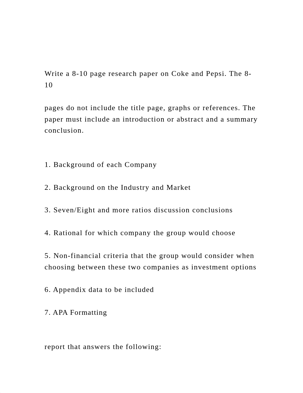 Write a 8-10 page research paper on Coke and Pepsi.  The 8-10 .docx_dttwnsqqln6_page2