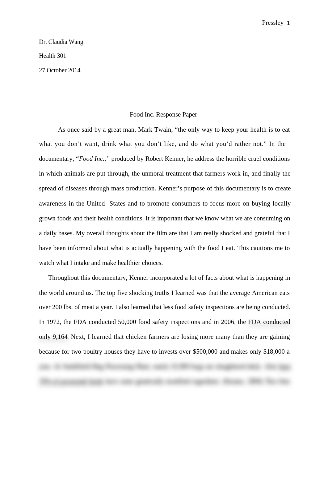 Food Inc Response Paper_dtua340etd4_page1