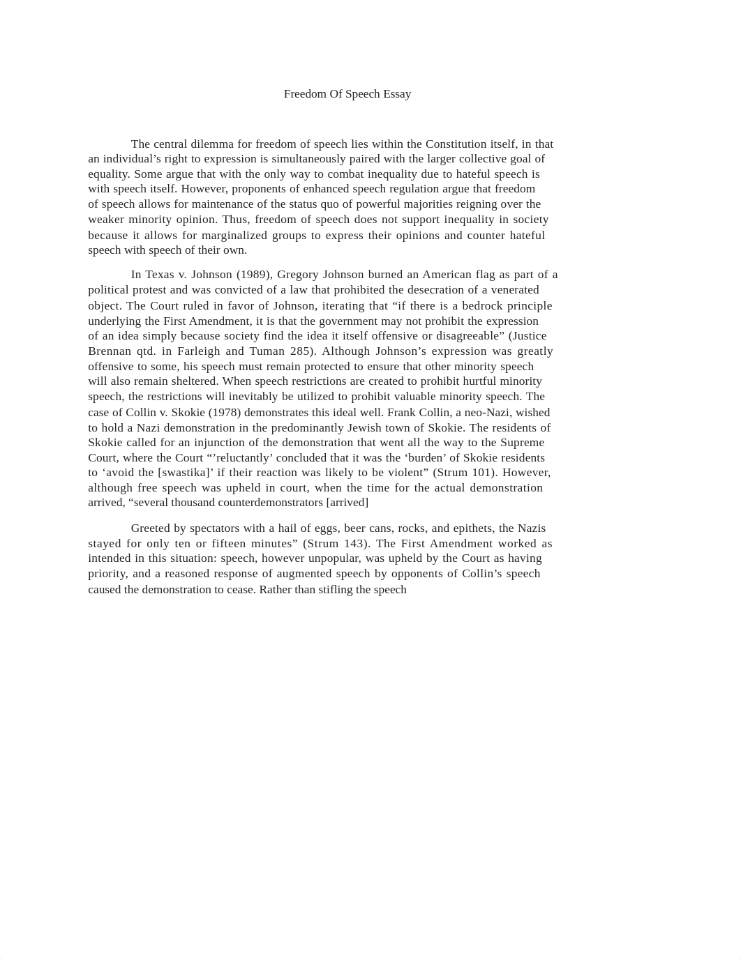 Freedom Of Speech Essay.docx_dtucwuha60e_page1