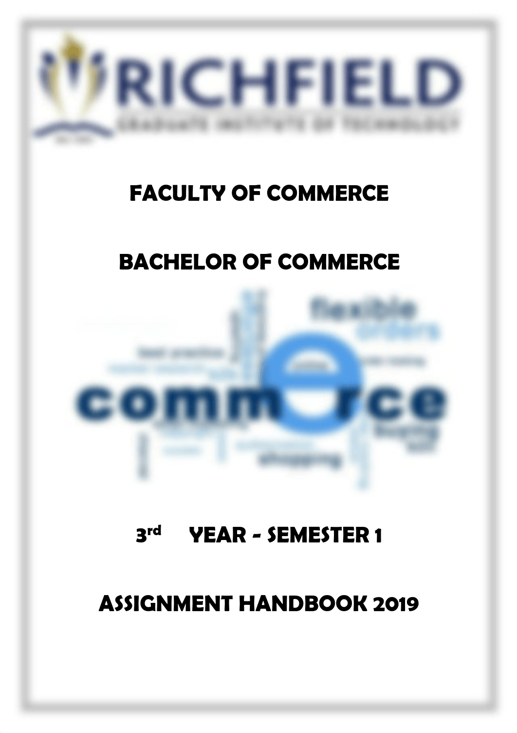 2019 ASSIGNMENT HANDBOOK BCOM 3rdYR (3 YR) SEM 1  -   -.pdf_dtum46z9iw9_page1