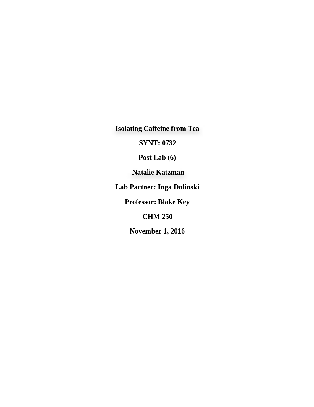 Organic Chemistry Post Lab (SYNT0732)_dtv37xsccx6_page1