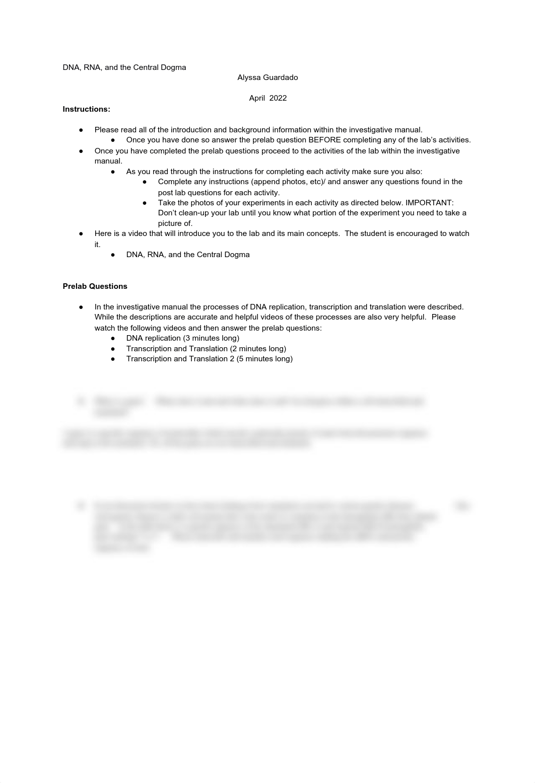 DNA, RNA, and the Central Dogma turn in.pdf_dtv5tm8gwjk_page1