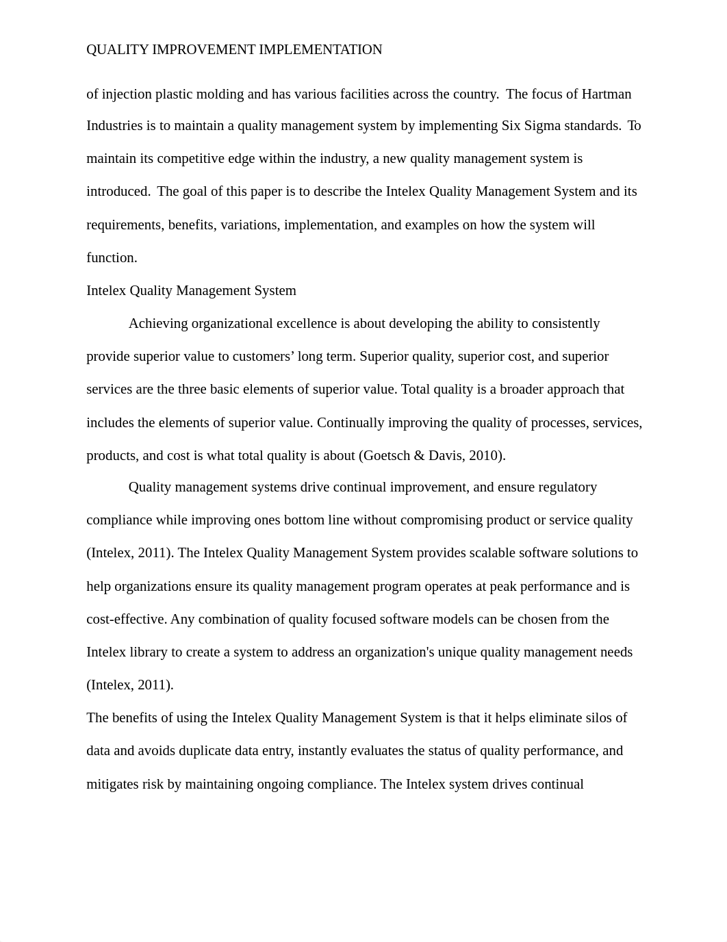 MGT449 Week 5 Learning Team Assignment Quality Improvement Implementation_dtv6jdciix0_page2