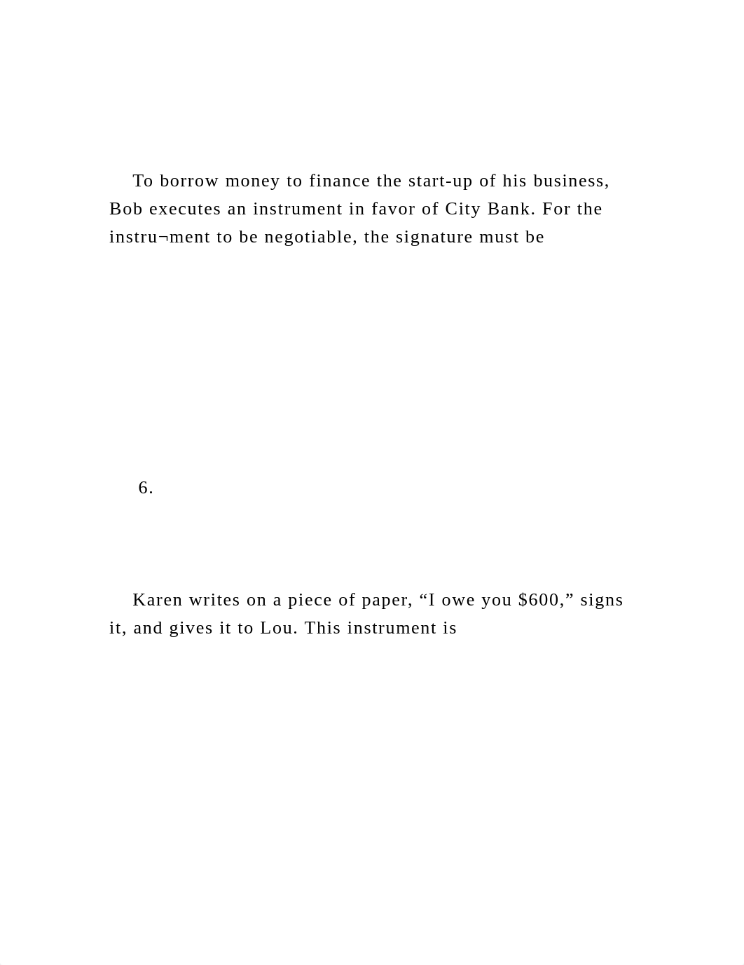 1.      A negotiable instrument is any written promise .docx_dtvpdjv1jje_page4