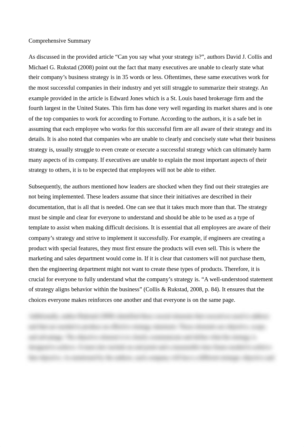 Module 05-06 Discussion HBR-Can you say what your strategy is.docx_dtvt24dlr5f_page1