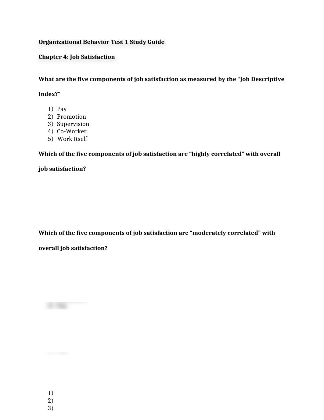 Organizational Behavior Test 1 Study Guide_dtvt3ff1et3_page1