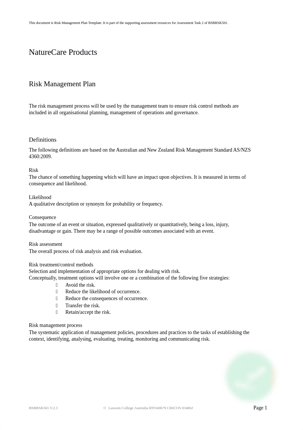 Risk Management Plan Template Task 2.docx_dtwoj25h0df_page1