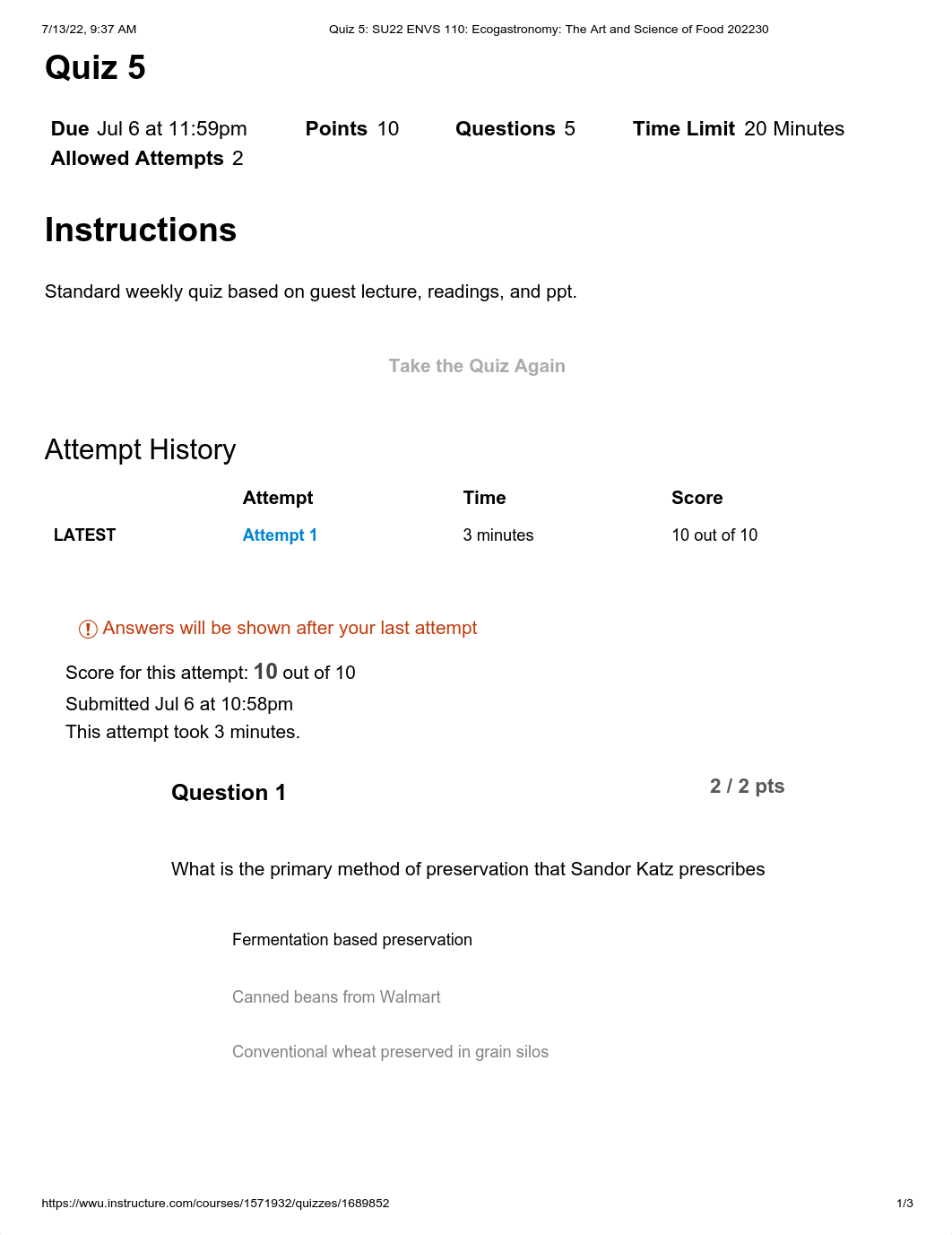 Quiz 5_ SU22 ENVS 110_ Ecogastronomy_ The Art and Science of Food 202230.pdf_dtwwlyz93gc_page1