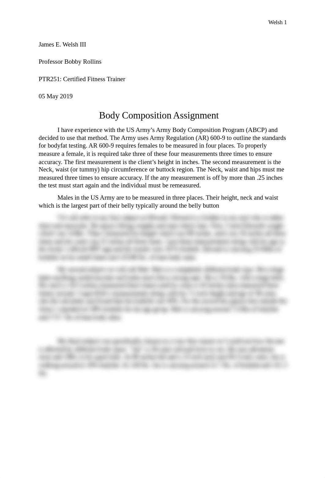 Certified personal trainer course_week 5 written assignment_James E Welsh III.docx_dtx2aw5nzgl_page1