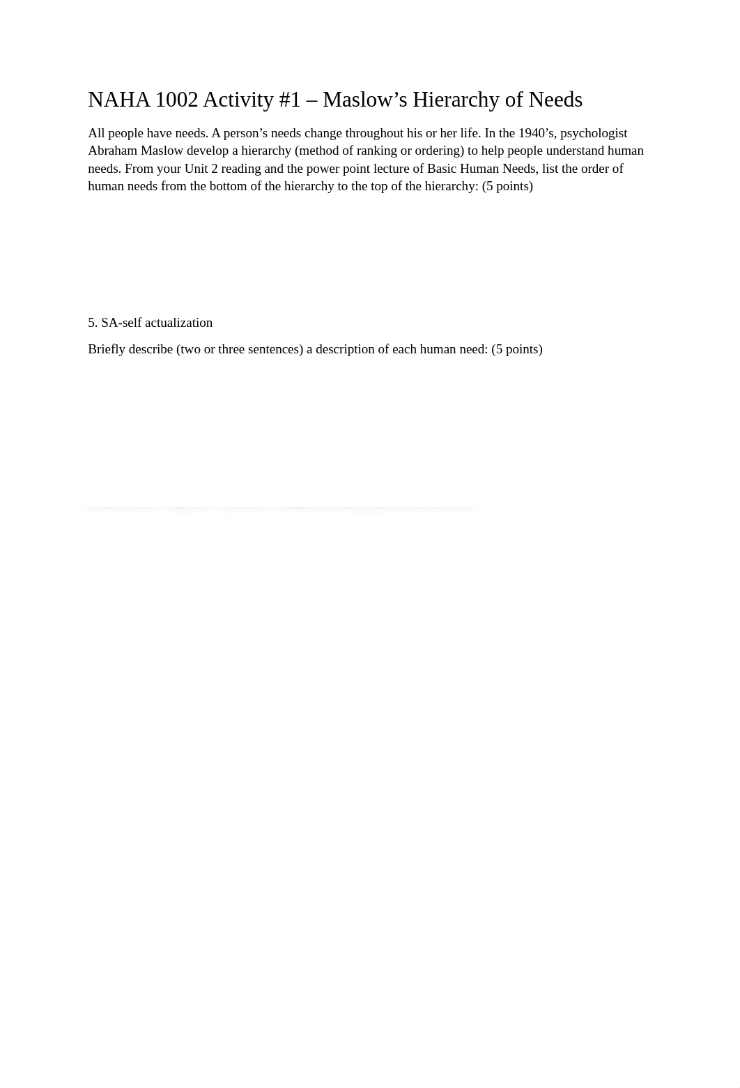 NAHA 1002 Activity#1 Hierarchy of Needs2.docx_dtxbunfbrev_page1