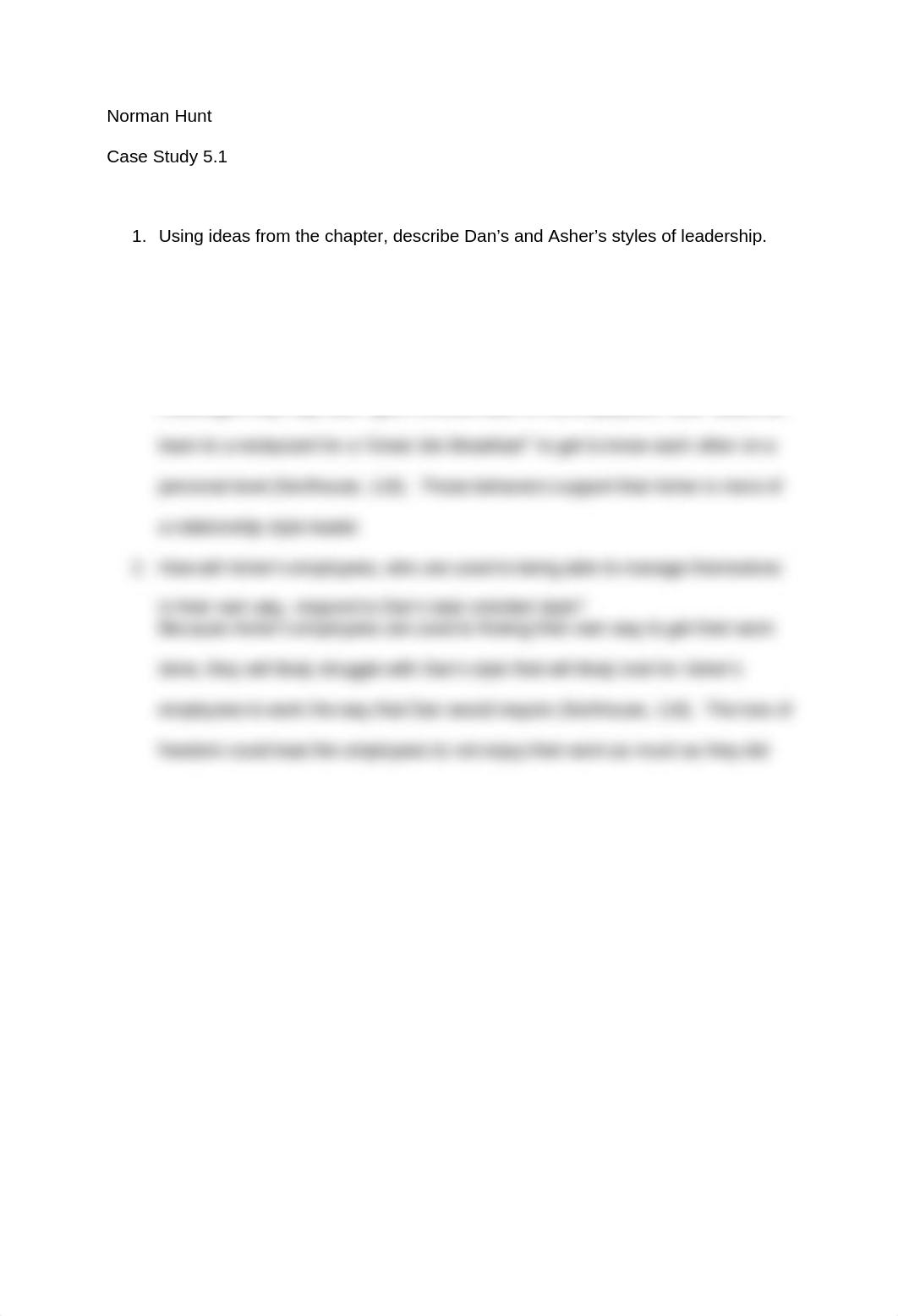 BUS 412 - Case Study 5-1- Norman Hunt_dtxc8tvozvp_page1