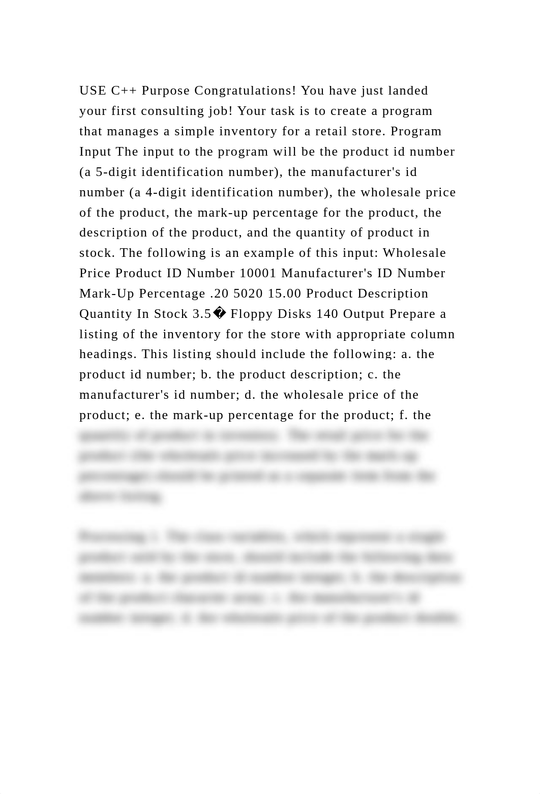 USE C++ Purpose Congratulations! You have just landed your first con.docx_dtxv1f2iy1g_page2