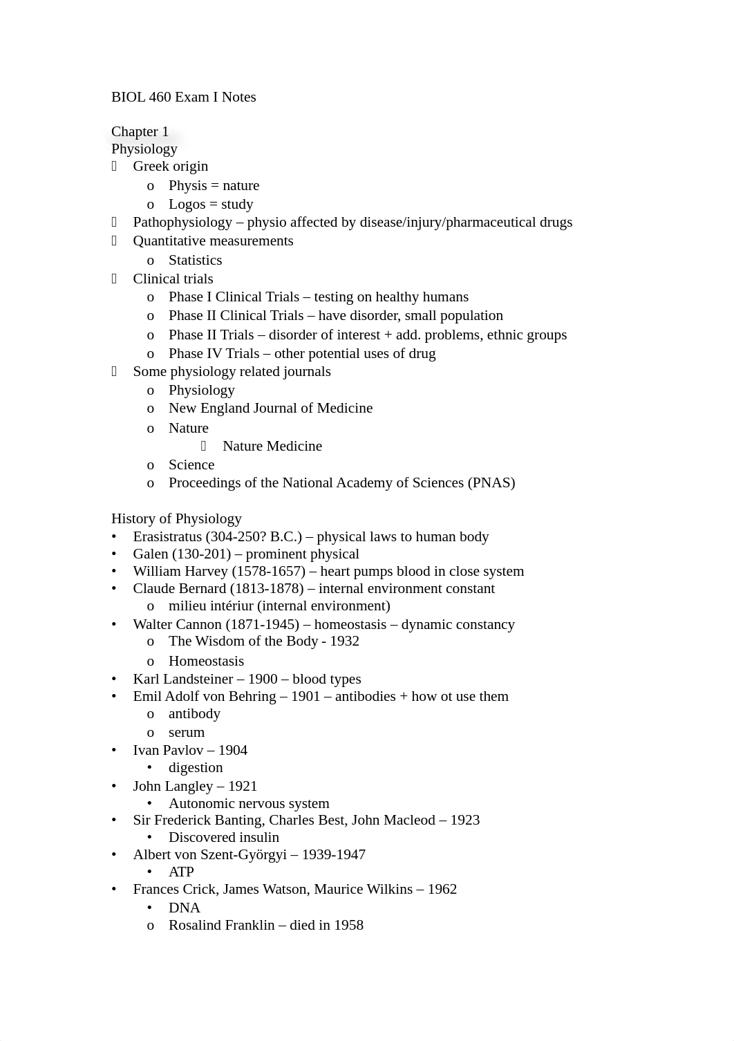 BIOL 460 Exam I Notes_dtxy53696wn_page1