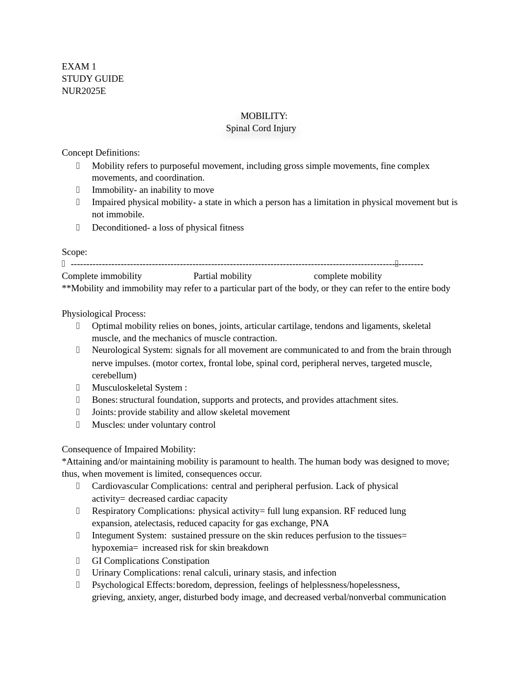 exam 1 mobility spinal cord injury sg.docx_dtxysr3yzqk_page1