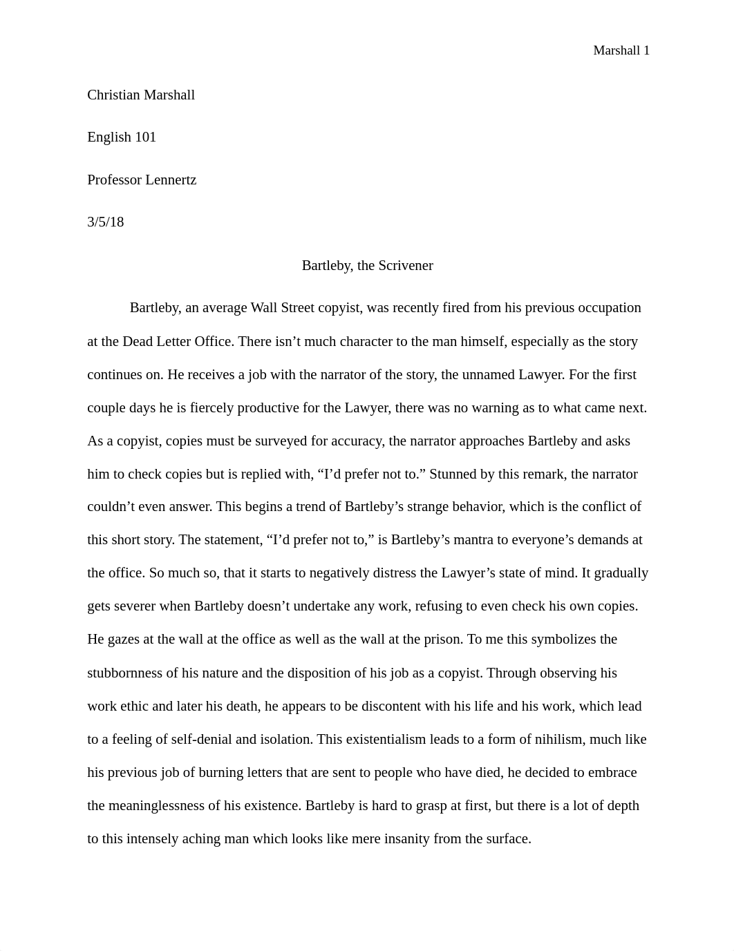 Bartleby Essay.docx_dty2zkmr5se_page1