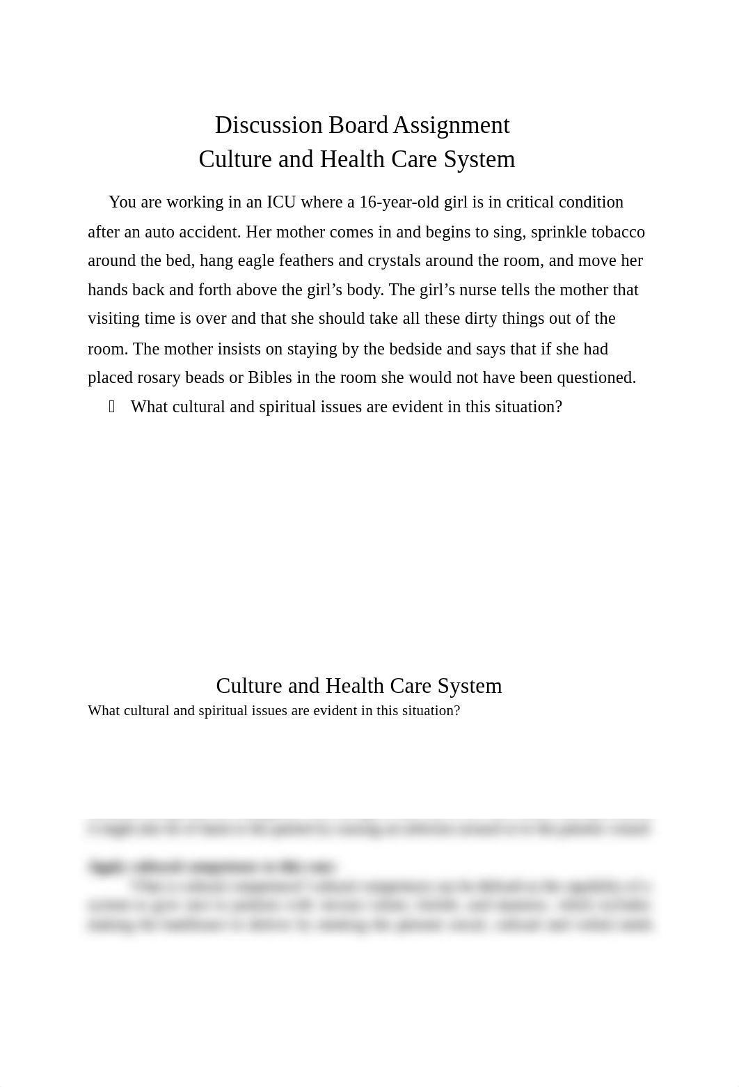 Culture and Health Care System.docx_dtyeh4grc8d_page1