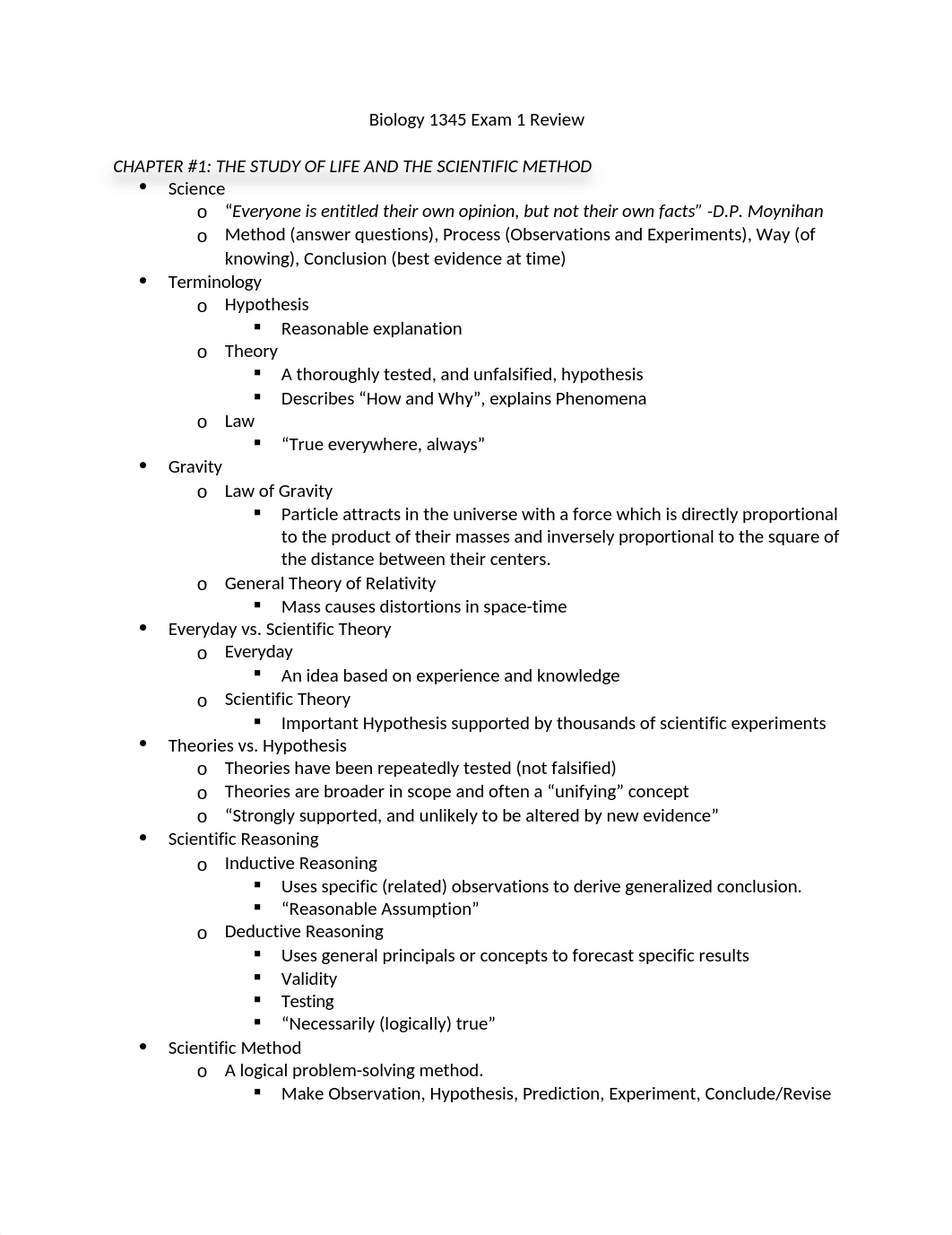 Biology 1345 Exam 1 Review.docx_dtygwd7dd4d_page1