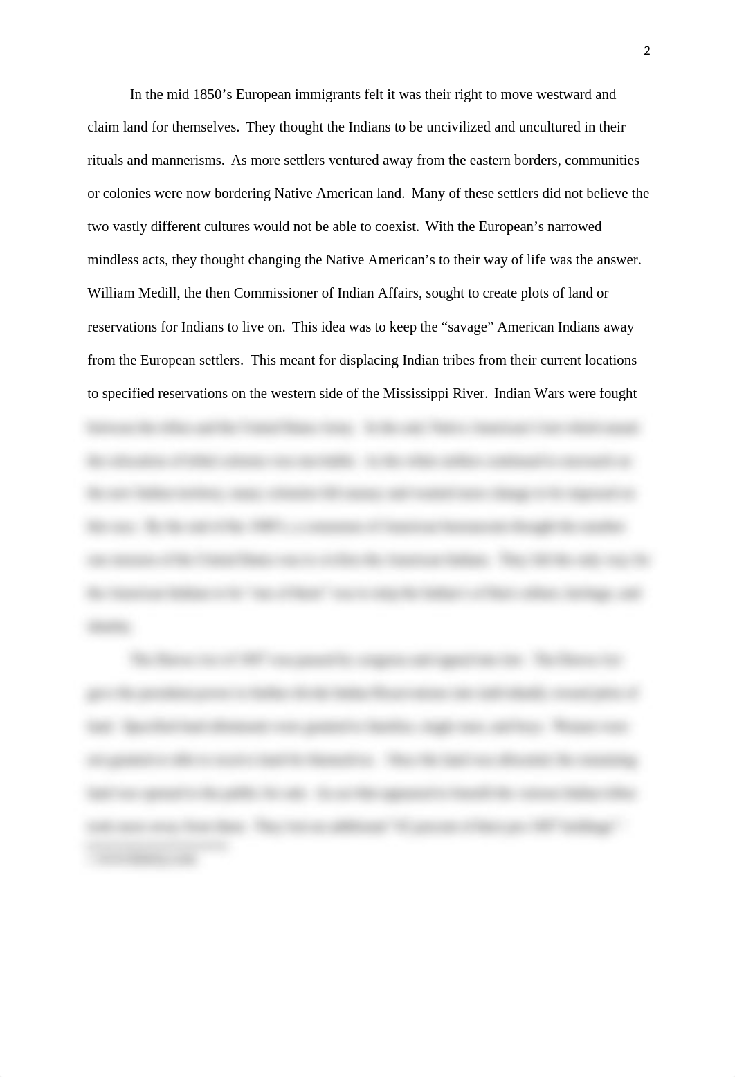 The Dawes Severalty Act of 1887 Research Paper.docx_dtymld3mfr1_page2