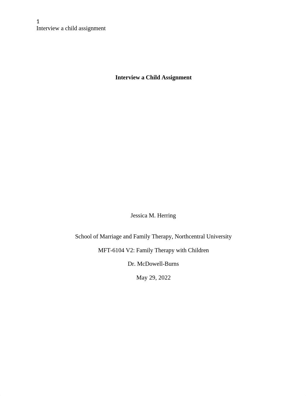 Interview a Child Assignment week 3.docx_dtyro8bjl7k_page1