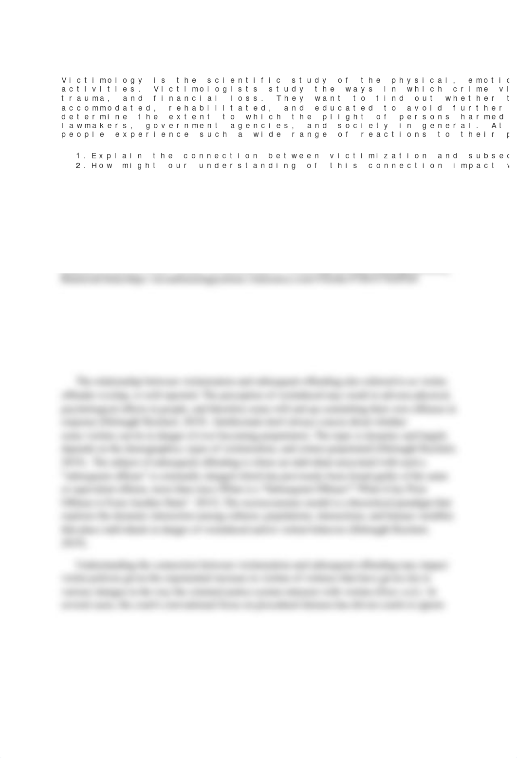 Criminal Victimization_CCJ4495_1908 Discussion Question # 1.docx_dtyrpdzy53w_page1