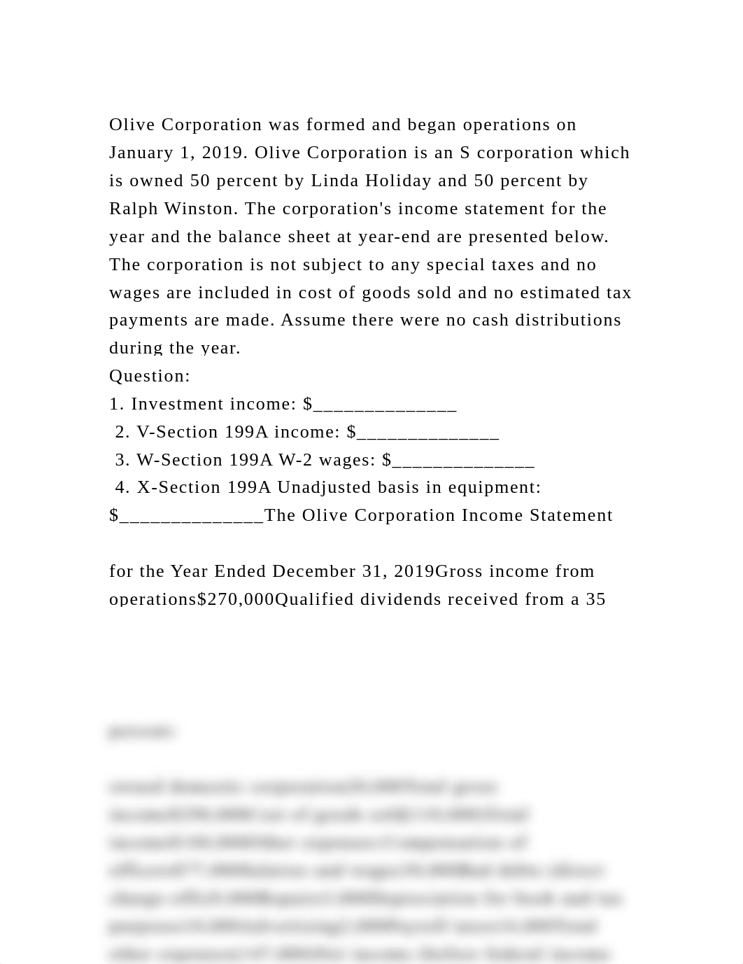 Olive Corporation was formed and began operations on January 1, 2019.docx_dtz0unnxhvq_page2