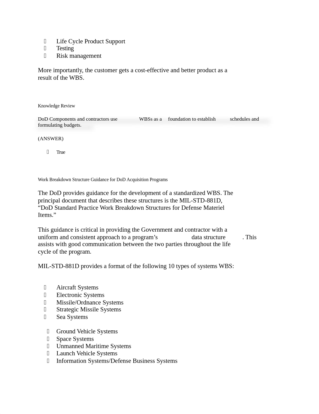 ACQ101 Fundamentals of System Acquisition Management Moduel 6.docx_dtz6e1s16i4_page2