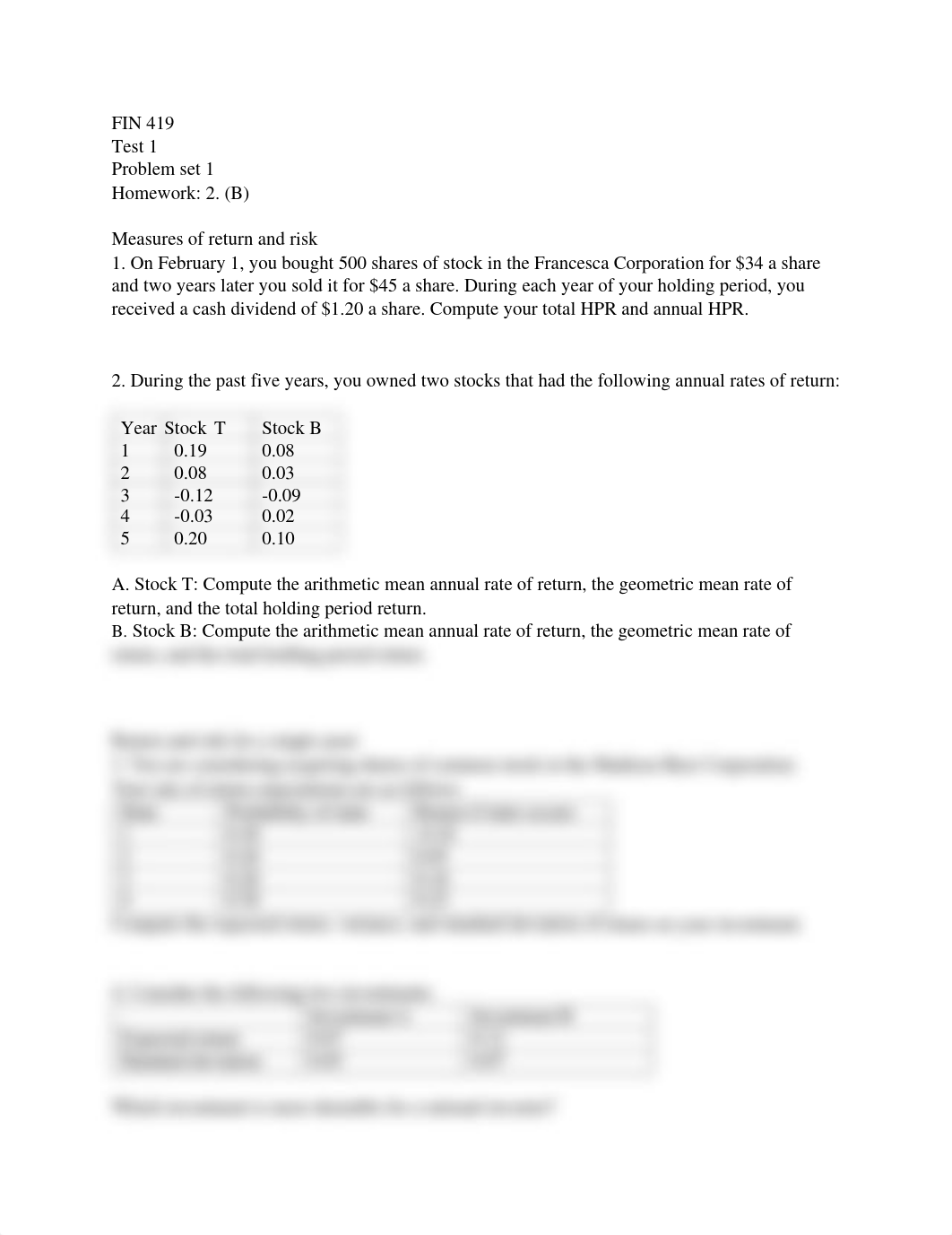 FIN 419 Test 1 Problem set 1_dtza08r5w3i_page1