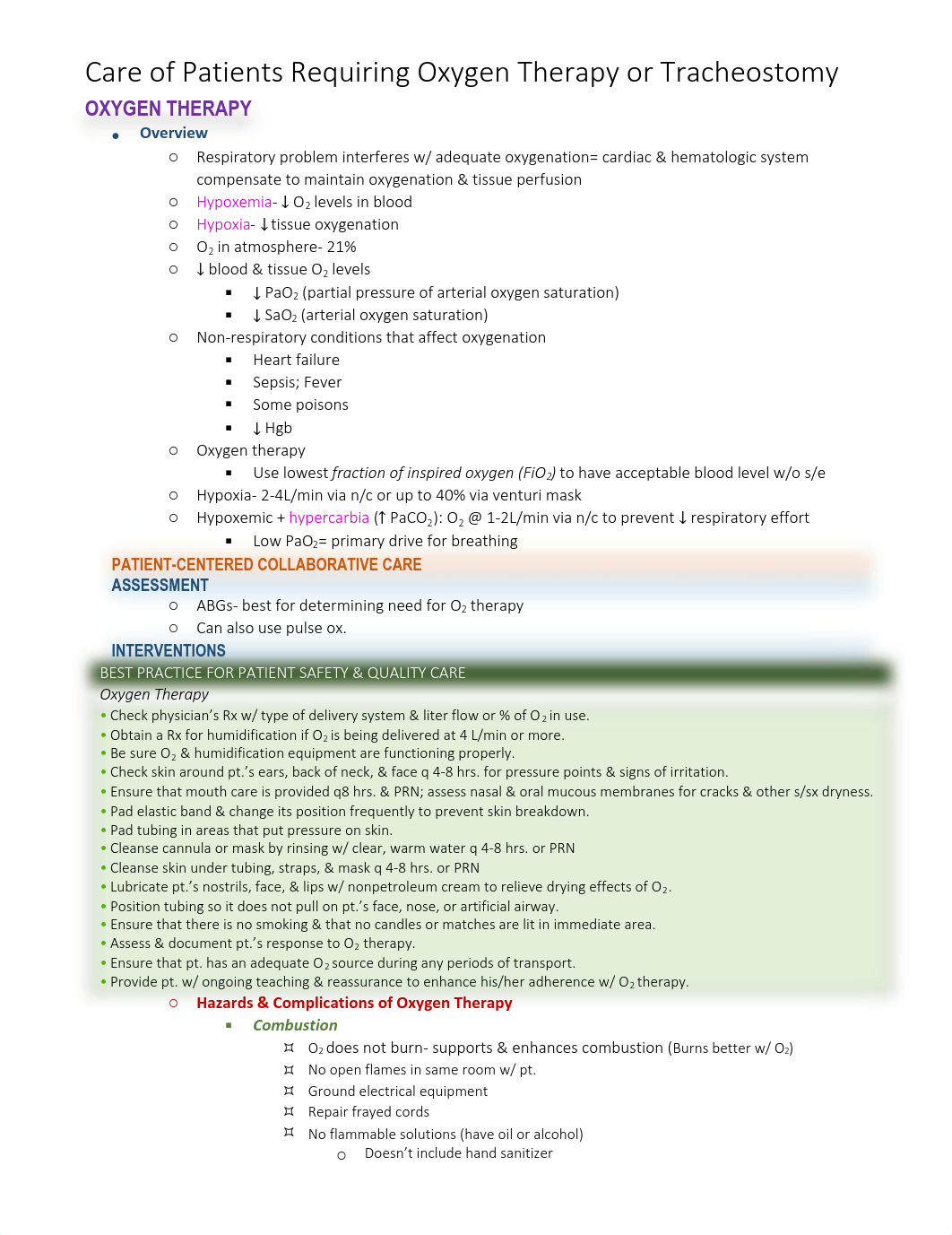 Care of Patients Requiring Oxygen Therapy or Tracheostomy_dtzit99dhp1_page1