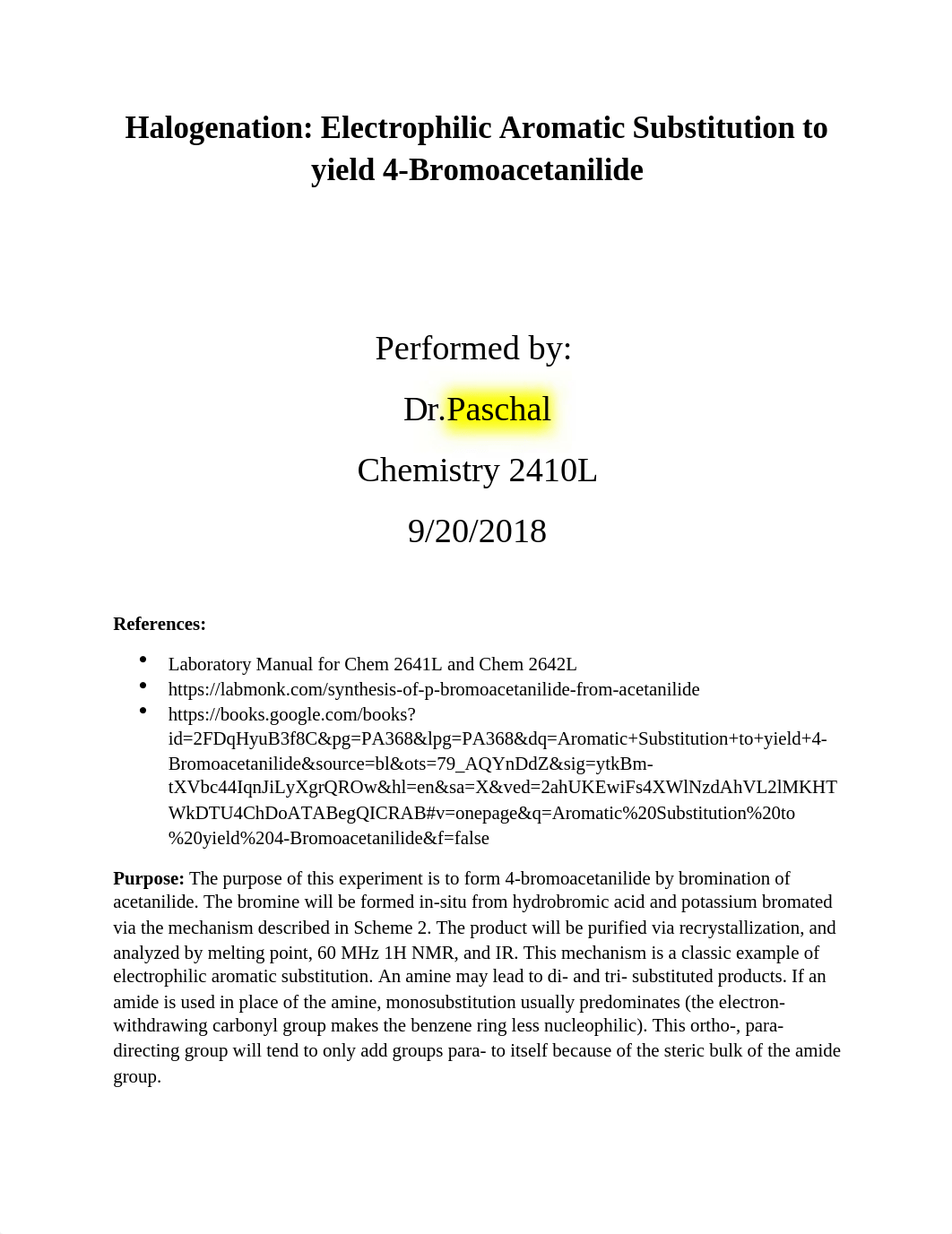 CHEM Lab Bromination report.docx_dtzkqozshmr_page1