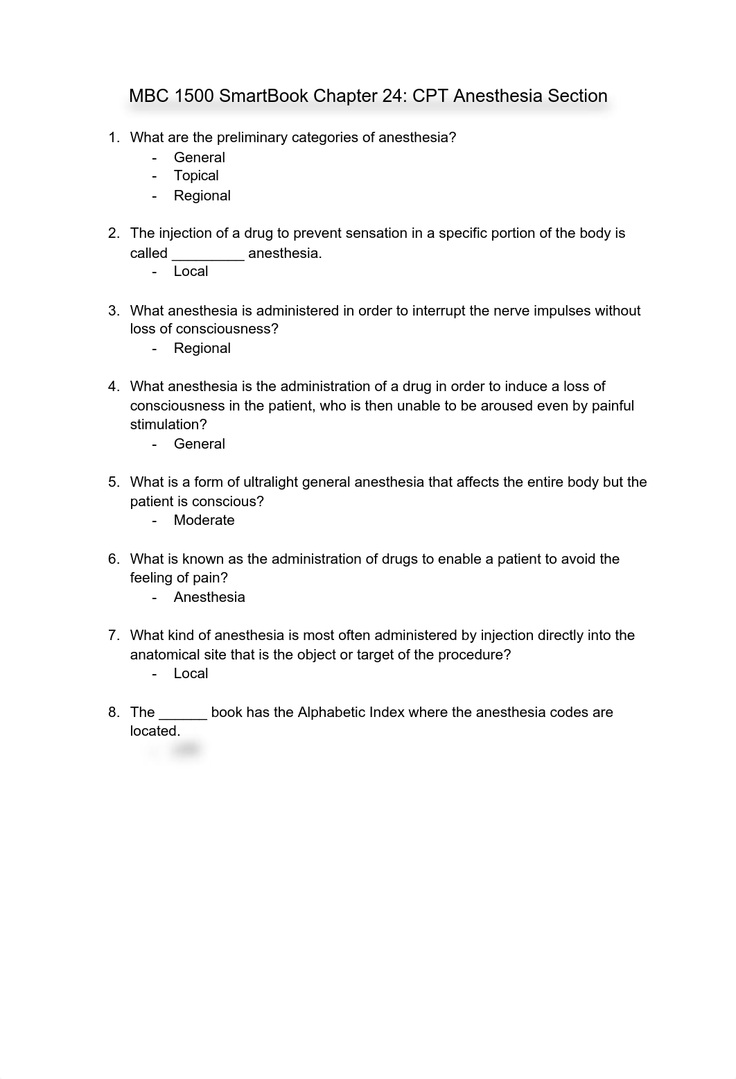 MBC 1500 SmartBook Chapter 24: CPT Anesthesia Section.pdf_dtzmudb1xxe_page1