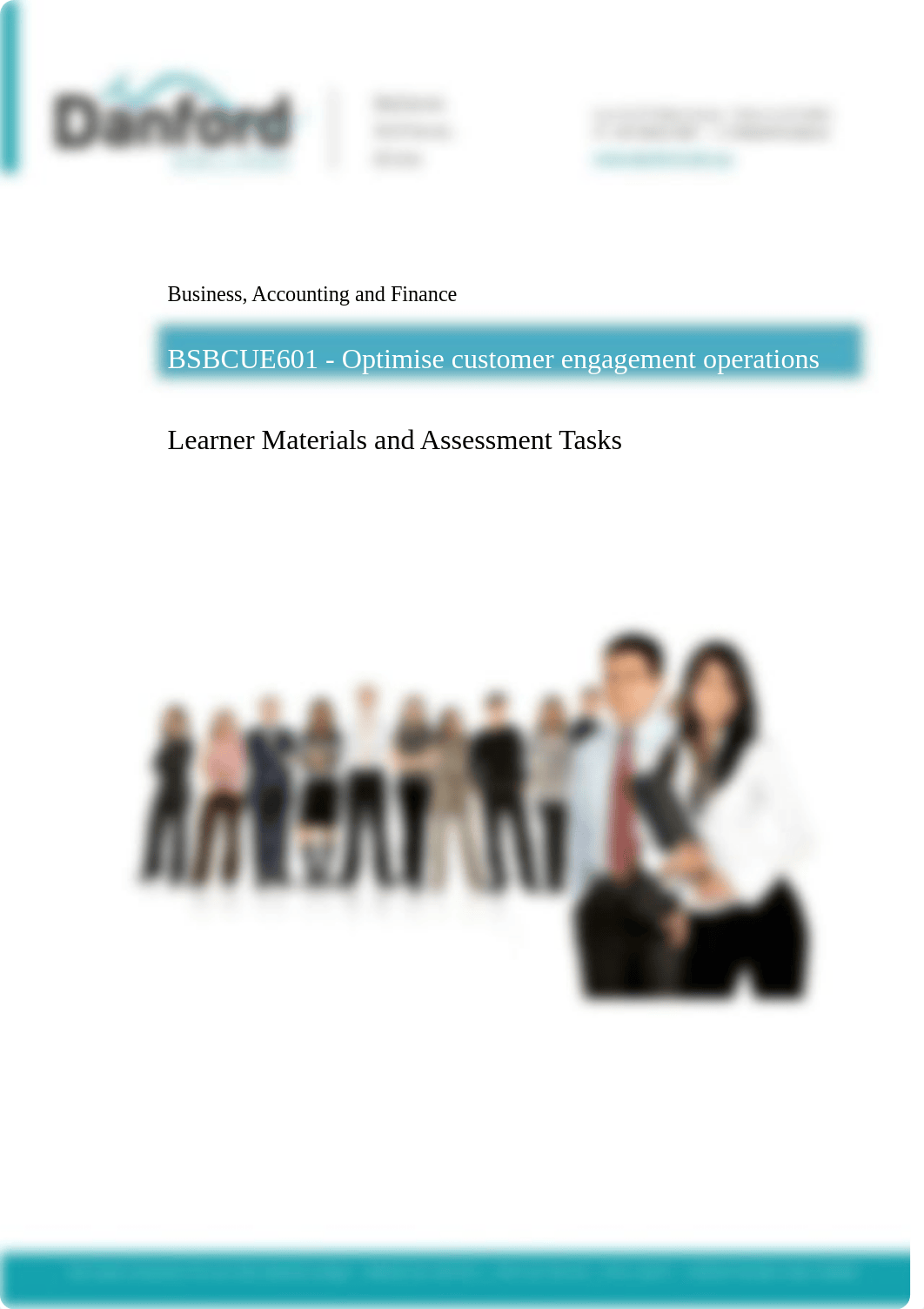 BSBCUE601 Optimise customer engagement operations (Book).pdf_dtzn0nk4xis_page1