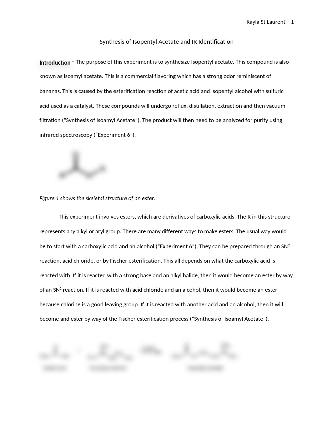 Synthesis of Isopentyl Acetate and IR Identification (1) (1)_dtzplap6b0b_page1