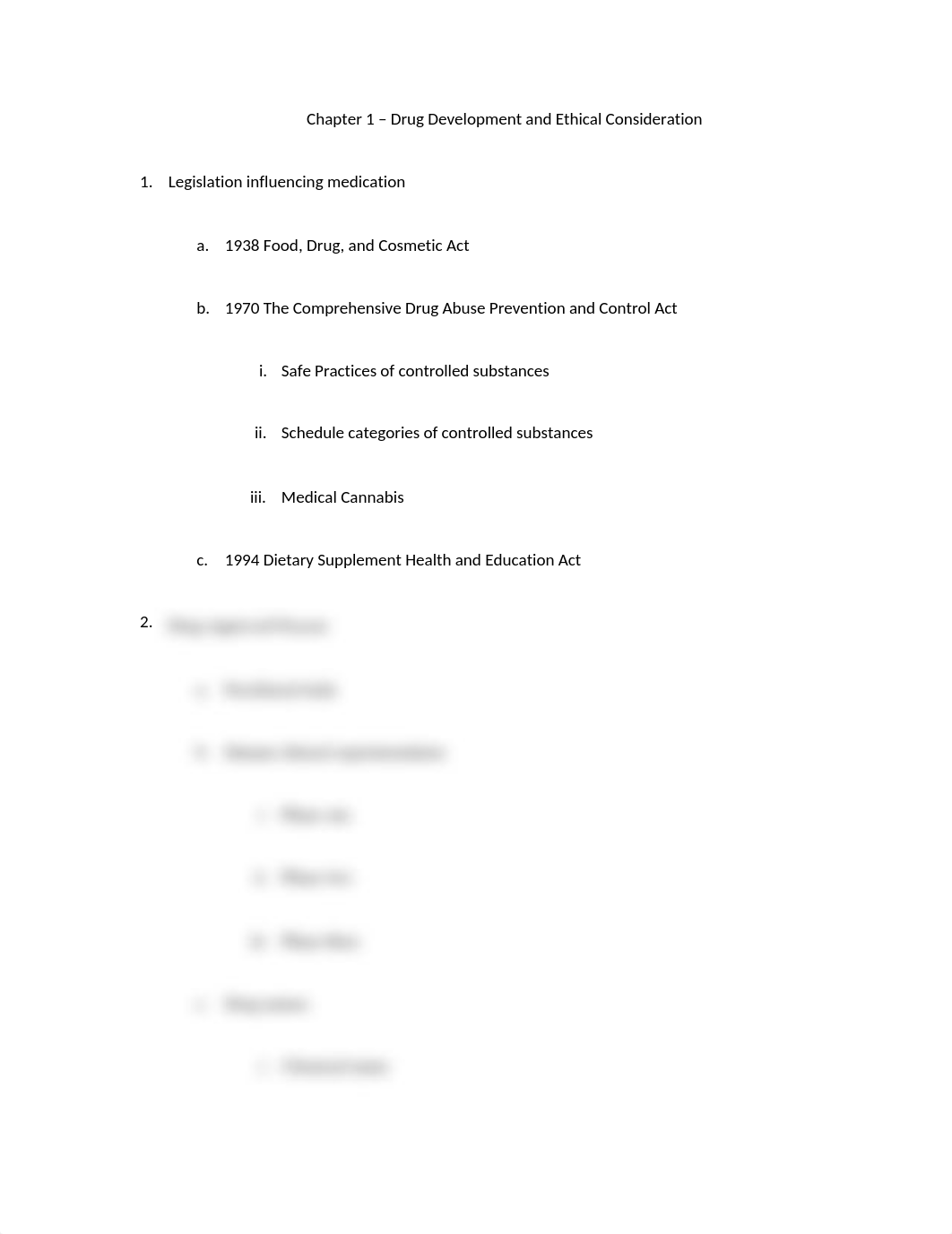 NUIR2407 Pharmacology Outline_C 1.docx_dtztnn832z5_page1