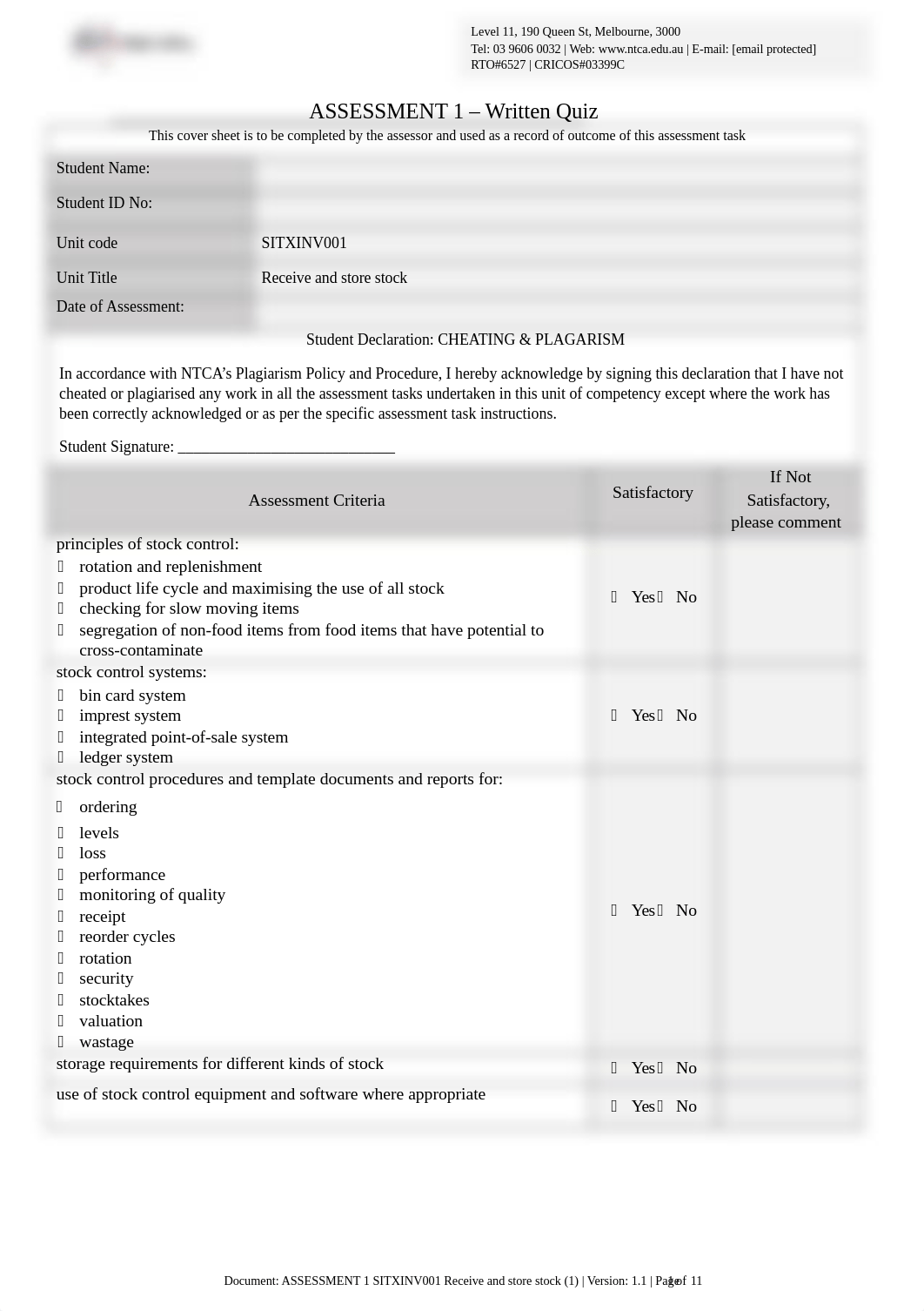 ASSESSMENT 1 SITXINV001 Receive and store stock (1).docx_dtzxw1rd3ao_page1