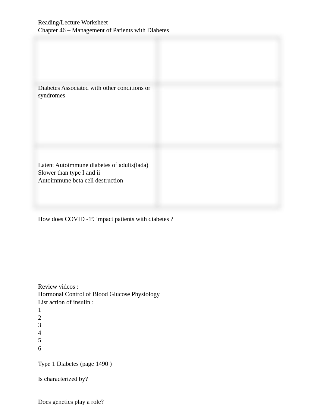 Reading_Lecture Worksheet   Chapter 46 - Management of Patients with Diabetes   .docx_du02r8u1khf_page2