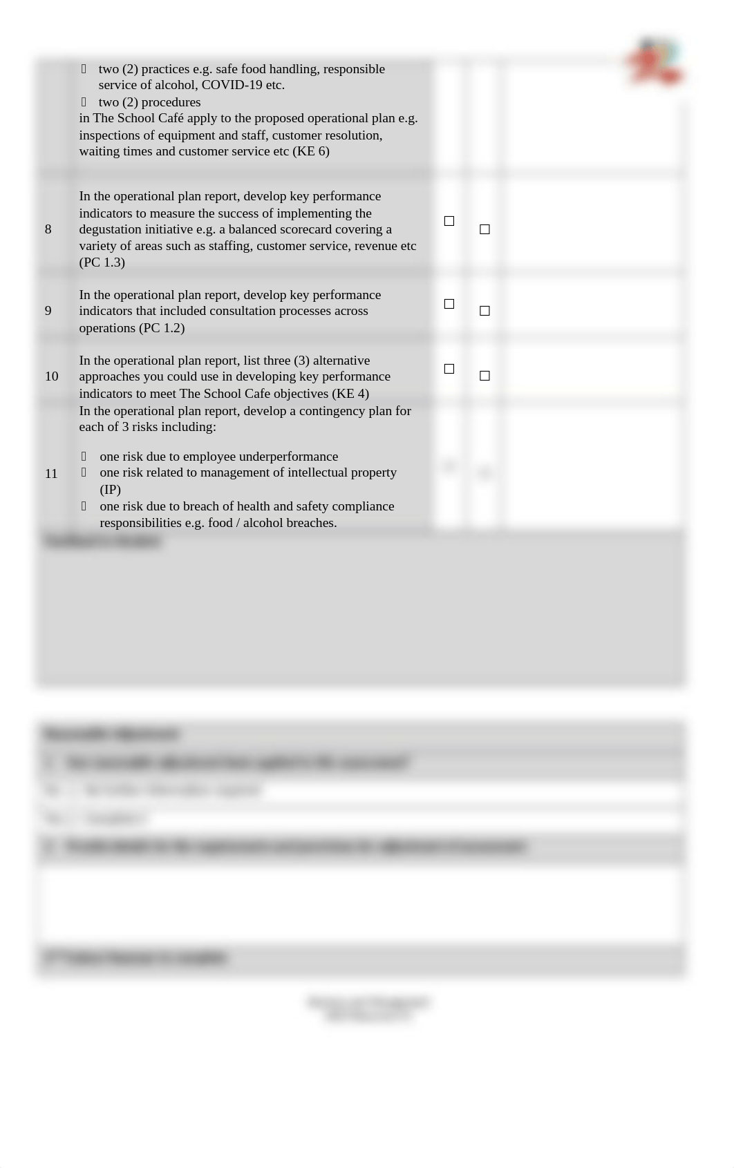 BSBMGT517 Assessment Task 1_Operational Plan Report (Vol 1)_Student Workbook Template.docx_du0f6v3dltn_page2