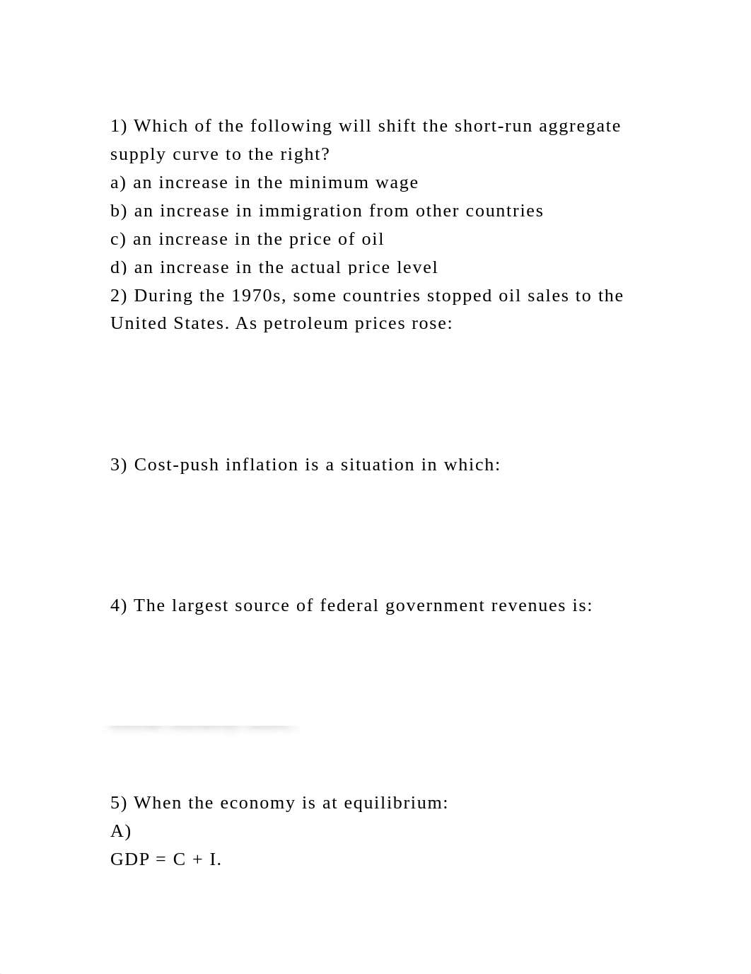 1) Which of the following will shift the short-run aggregate supply .docx_du0inp4sx25_page2