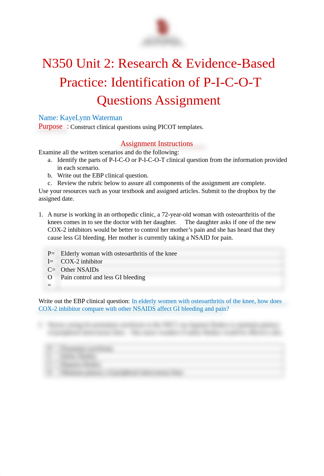 ID of PICOT Assignment.docx_du0swl9vth2_page1