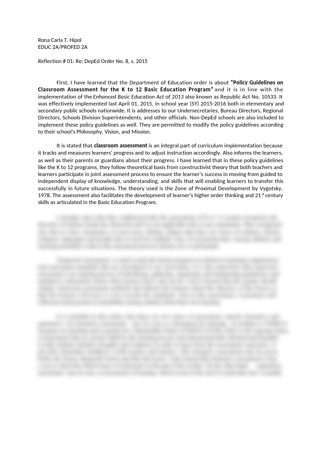 Reflection_DepEd order no.8.docx_du0tlol7pdl_page1