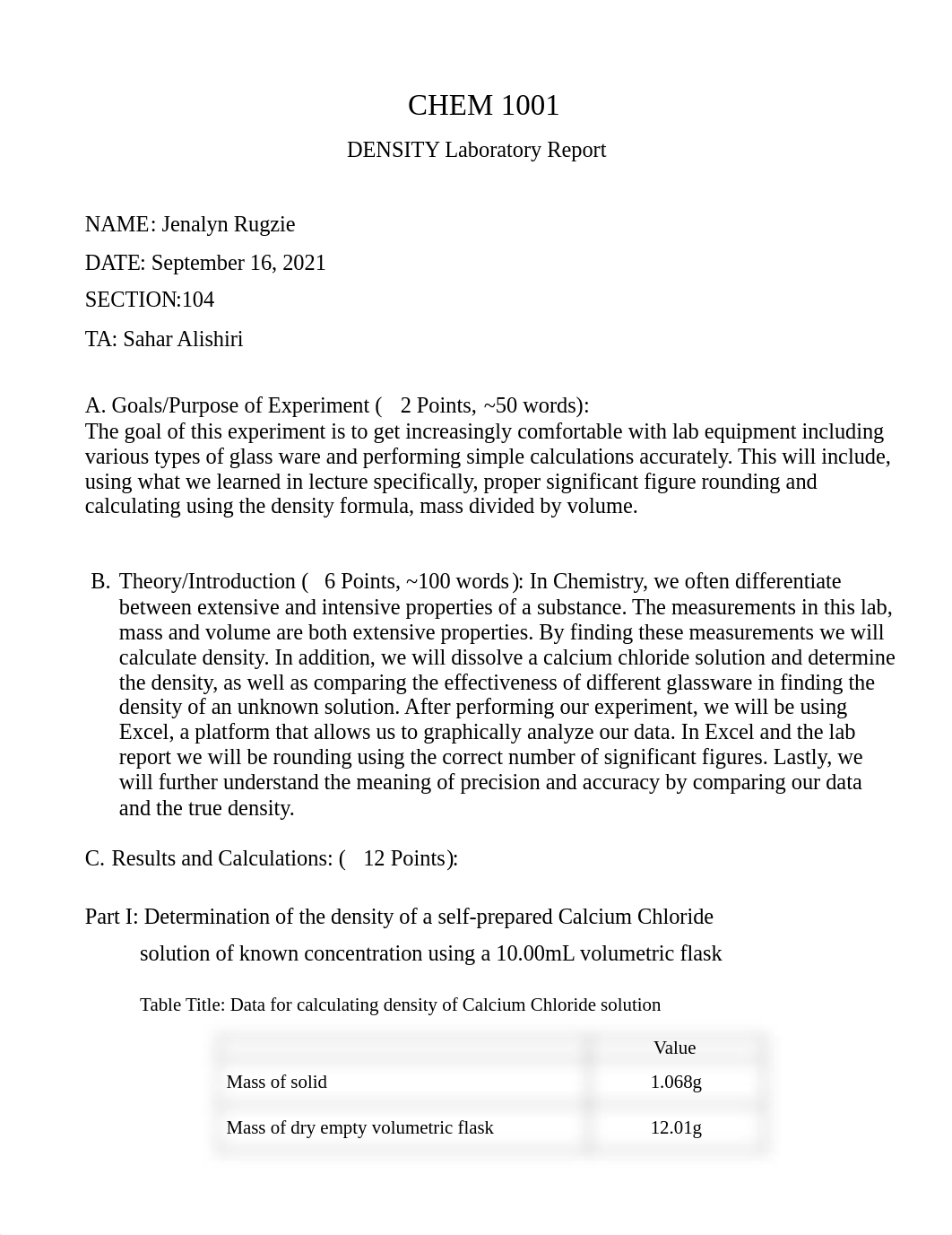 Density lab report Chem 1001 section 104.pdf_du0ut9y0gs4_page1