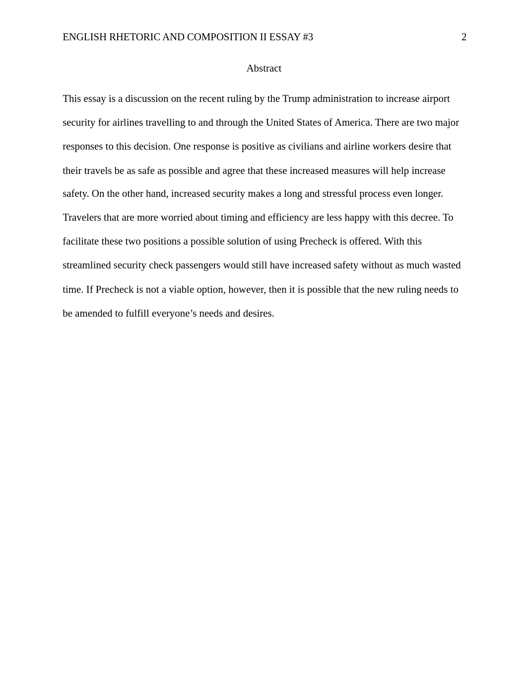 English Rhetoric and Composition II Essay 3 - Airline Security Policies.docx_du0xpcqjwq8_page2