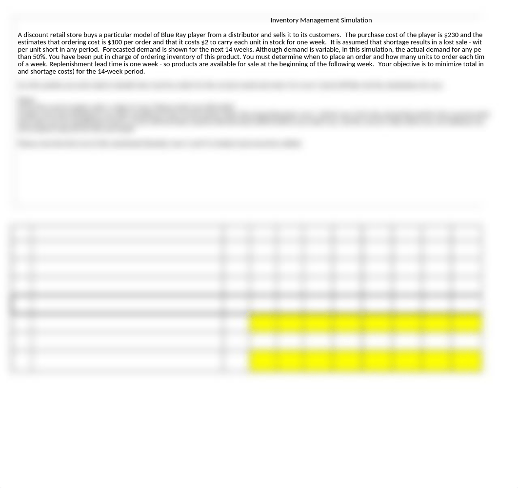 Chpt 12 - Inventory Management Simulation-BluRay_LockedExcelCalc-POST-ONLINE.xlsx_du0y1o13zyn_page1