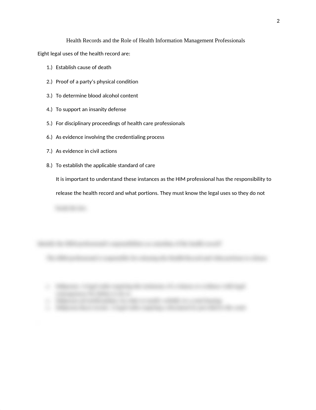 Health Records and the Role of Health Information Management Professionals.docx_du10vkkf89s_page2