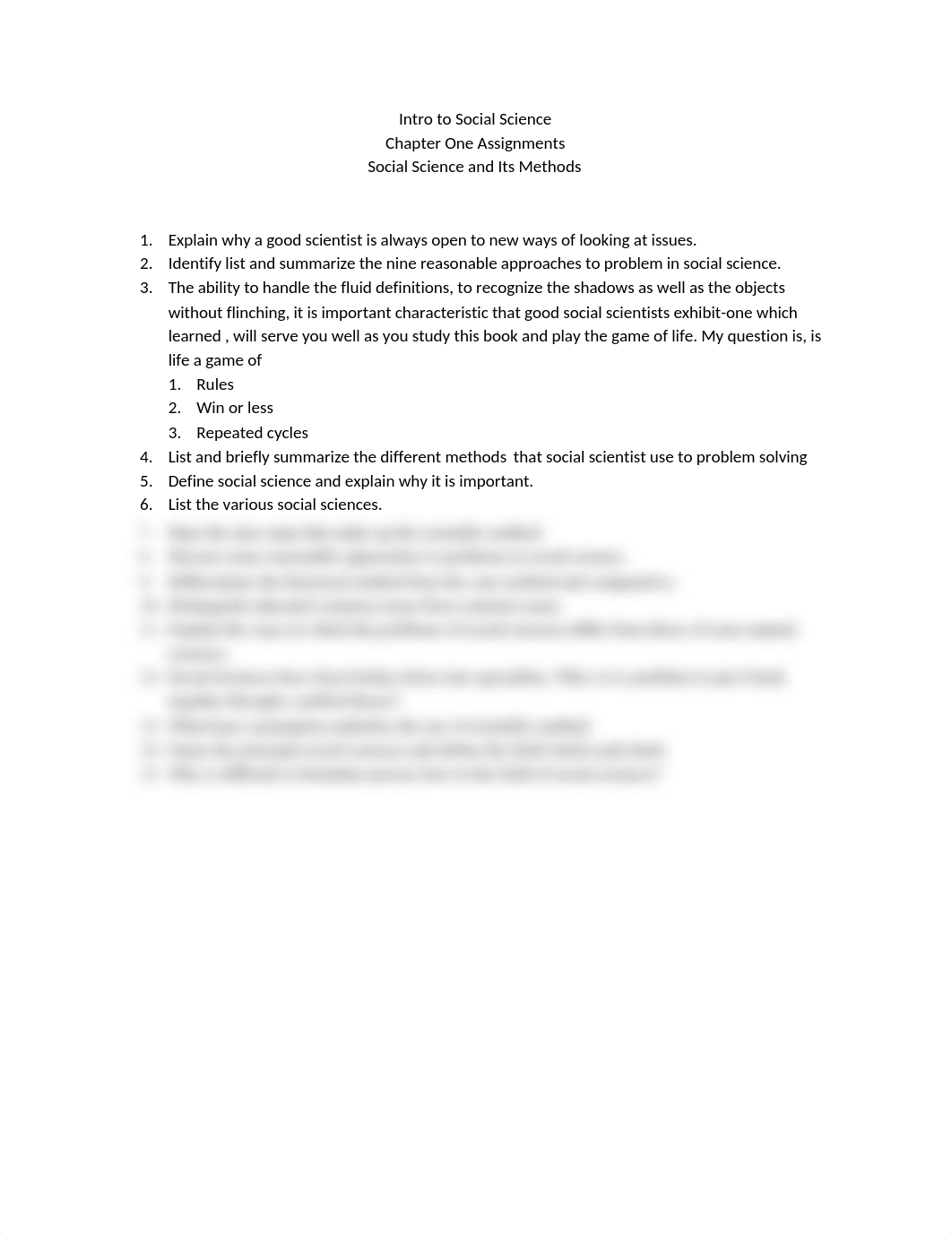 Intro to Social Science Chapter One Weekly Assignments (1).docx_du16m5a9wbn_page1