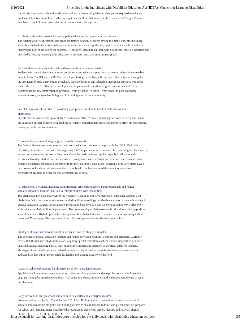 Principles for the Individuals with Disabilities Education Act (IDEA) _ Council for Learning Disabil_du198ihynnm_page2