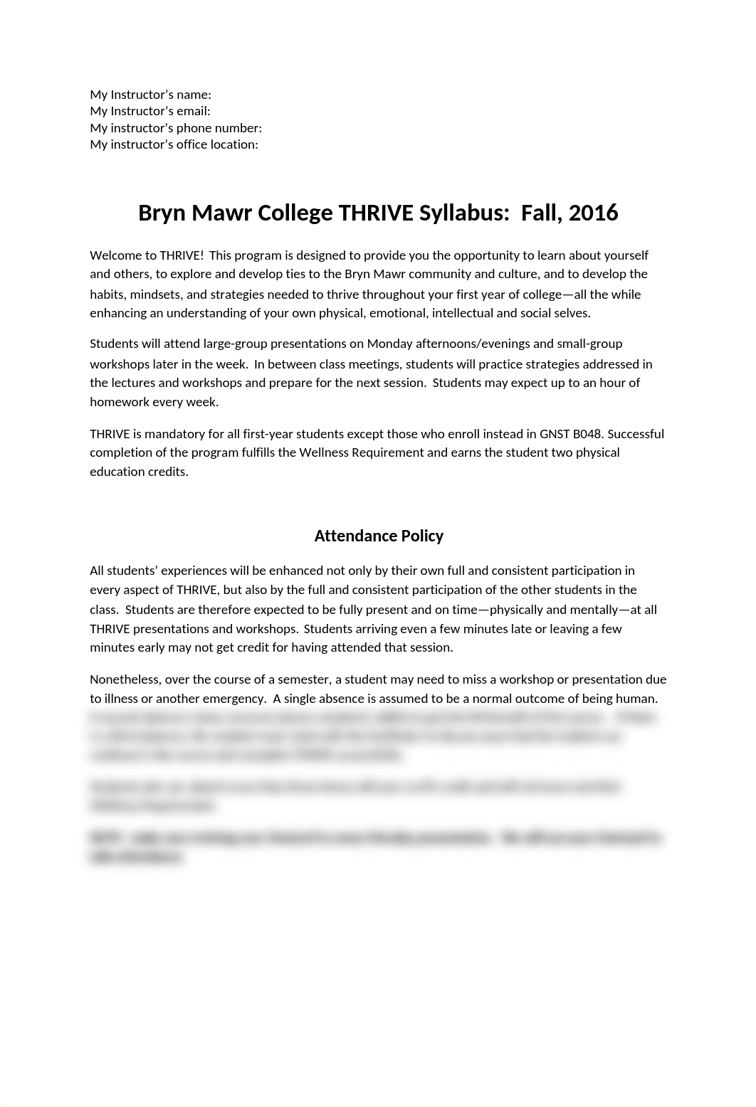 THRIVE syllabus for first-year students August 2016.docx_du1ffvzuyys_page1