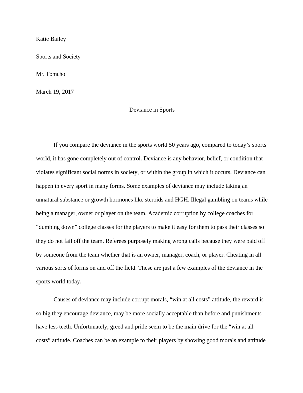 Sports and Society Deviance Paper.docx_du1n2wkbn3e_page1