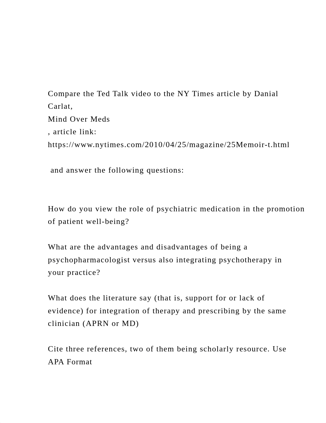 Compare the Ted Talk video to the NY Times article by Danial C.docx_du1o6rx3qf5_page2